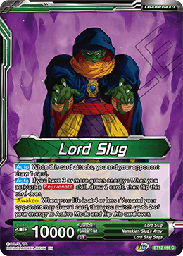 Lord Slug // Lord Slug, Rejuvenated Invader, Vicious Rejuvenation Pre-Release Cards · BT12-055