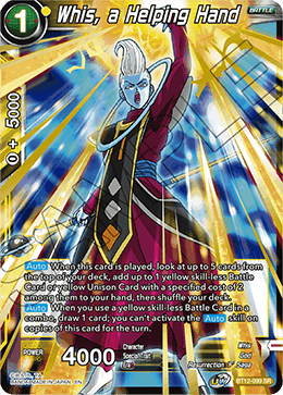 Whis, a Helping Hand, Vicious Rejuvenation · BT12-099