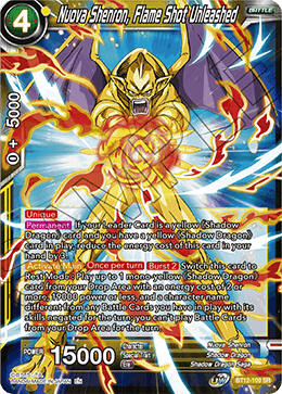 Nuova Shenron, Flame Shot Unleashed, Vicious Rejuvenation · BT12-109