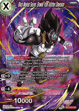 Black Masked Saiyan, Brawler from Another Dimension, Supreme Rivalry · BT13-004