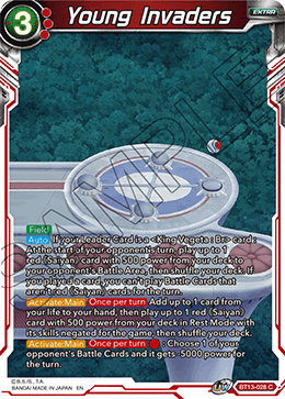 Young Invaders, Supreme Rivalry · BT13-028