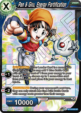 Pan & Giru, Energy Fortification, Supreme Rivalry · BT13-033
