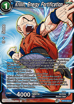 Krillin, Energy Fortification, Supreme Rivalry · BT13-043