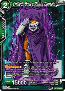 Chilled, Space Pirate Captain, Supreme Rivalry · BT13-066