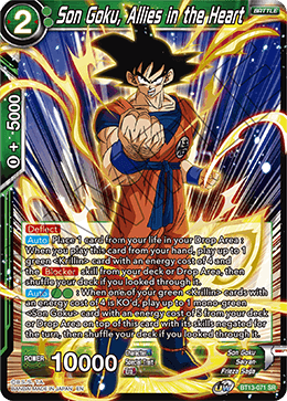 Son Goku, Allies in the Heart, Theme Selection: History of Son Goku · BT13-071