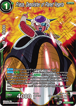 Frieza, Demolisher of Planet Vegeta, Supreme Rivalry Pre-Release Cards · BT13-078