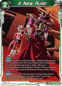 A New Ruler, Supreme Rivalry · BT13-085