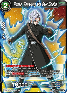 Trunks, Thwarting the Dark Empire, Supreme Rivalry Pre-Release Cards · BT13-131