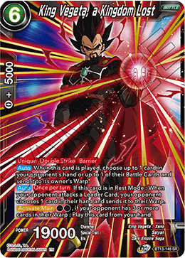 King Vegeta, a Kingdom Lost, Supreme Rivalry · BT13-146