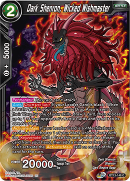 Dark Shenron, Wicked Wishmaster, Supreme Rivalry · BT13-148