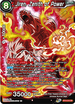 Jiren, Zenith of Power, Cross Spirits · BT14-014
