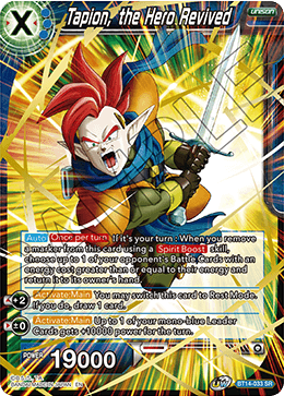 Tapion, the Hero Revived, Cross Spirits · BT14-033