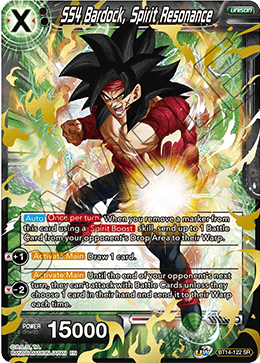 SS4 Bardock, Spirit Resonance, Cross Spirits · BT14-122