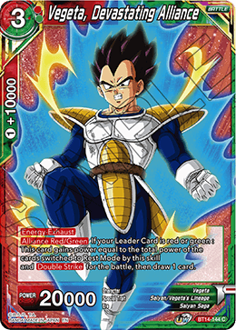 Vegeta, Devastating Alliance, Cross Spirits · BT14-144