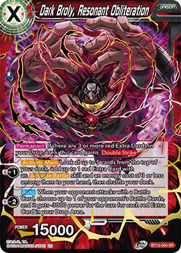 Dark Broly, Resonant Obliteration, Tournament Promotion Cards · BT15-004