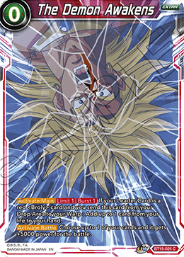 The Demon Awakens, Saiyan Showdown · BT15-025