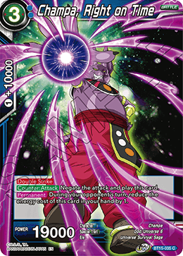 Champa, Right on Time, Saiyan Showdown · BT15-035