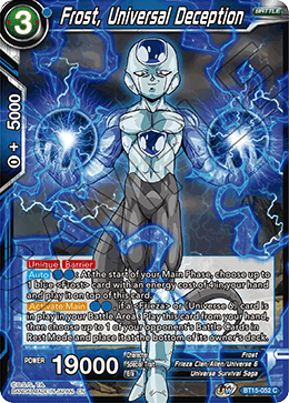 Frost, Universal Deception, Saiyan Showdown · BT15-052