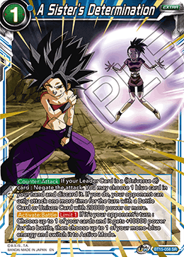 A Sister's Determination, Saiyan Showdown · BT15-058