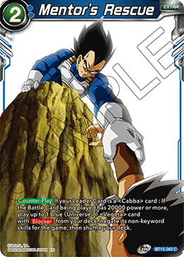 Mentor's Rescue, Saiyan Showdown · BT15-060