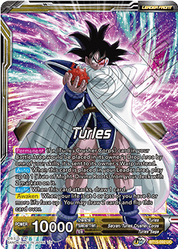 Turles // Turles, Accursed Power, Saiyan Showdown Pre-Release Cards · BT15-092