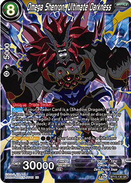 Omega Shenron, Ultimate Darkness, Saiyan Showdown · BT15-130