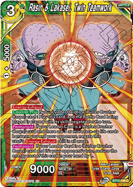 Rasin & Lakasei, Twin Teamwork, Saiyan Showdown · BT15-149