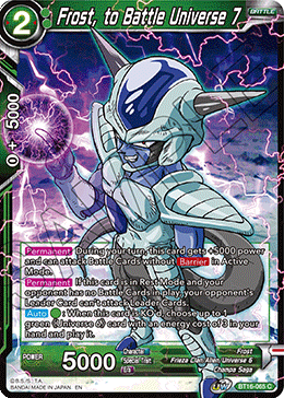 Frost, to Battle Universe 7, Realm of the Gods · BT16-065