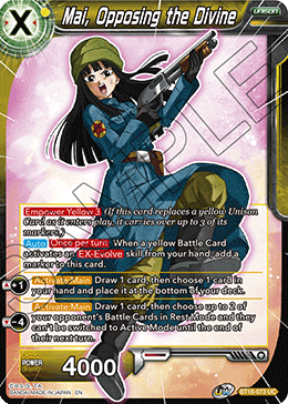 Mai, Opposing the Divine, Realm of the Gods Pre-Release Cards · BT16-073