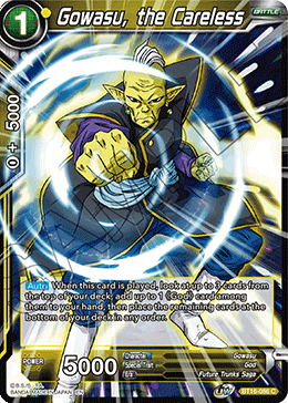 Gowasu, the Careless, Realm of the Gods · BT16-086