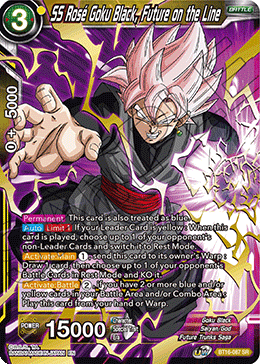 SS Rose Goku Black, Future on the Line, Collector's Selection Vol. 3 · BT16-087
