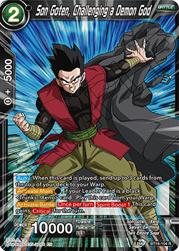 Son Goten, Challenging a Demon God, Realm of the Gods Pre-Release Cards · BT16-104