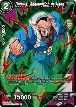 Dabura, Annihilation at Hand, Realm of the Gods Pre-Release Cards · BT16-113