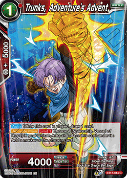 Trunks, Adventure's Advent, Ultimate Squad · BT17-014