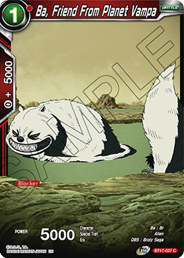 Ba, Friend From Planet Vampa, Ultimate Squad · BT17-027