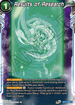 Results of Research, Ultimate Squad · BT17-058