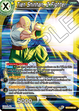 Tien Shinhan, Z Fighter, Ultimate Squad Pre-Release Cards · BT17-088