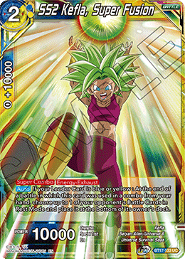 SS2 Kefla, Super Fusion, Ultimate Squad Pre-Release Cards · BT17-133