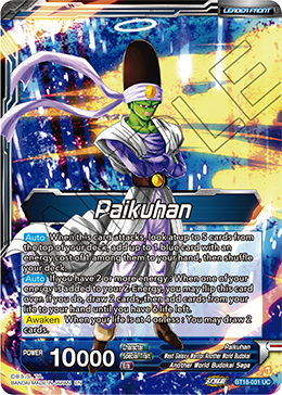 Paikuhan // Paikuhan, West Galaxy Warrior, Dawn of the Z-Legends Pre-Release Cards · BT18-031