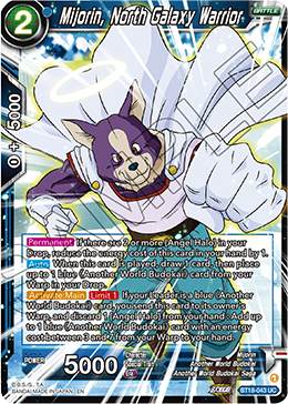 Mijorin, North Galaxy Warrior, Dawn of the Z-Legends Pre-Release Cards · BT18-043