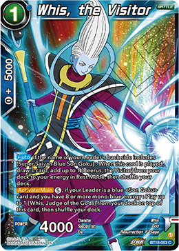 Whis, the Visitor, Dawn of the Z-Legends · BT18-053