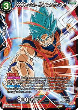 SSB Son Goku, Help from the Past, Dawn of the Z-Legends · BT18-054