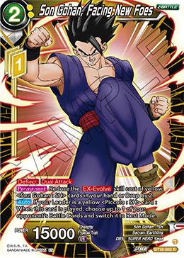Son Gohan, Facing New Foes, Dawn of the Z-Legends Pre-Release Cards · BT18-092