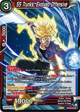 SS Trunks, Evolved Offensive, Fighter's Ambition · BT19-015