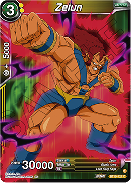 Zeiun, Fighter's Ambition · BT19-121
