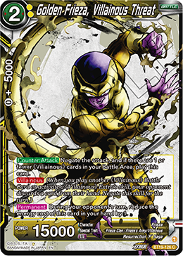 Golden Frieza, Villainous Threat, Fighter's Ambition · BT19-126