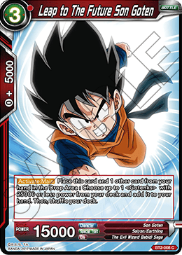 Leap to The Future Son Goten, Union Force · BT2-008