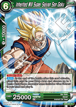 Inherited Will Super Saiyan Son Goku, Union Force · BT2-071