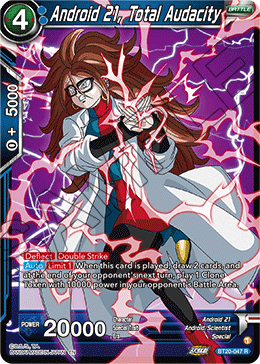 Android 21, Total Audacity, Power Absorbed Pre-Release Cards · BT20-047