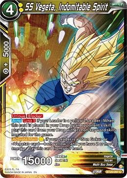 SS Vegeta, Indomitable Spirit, Power Absorbed · BT20-097